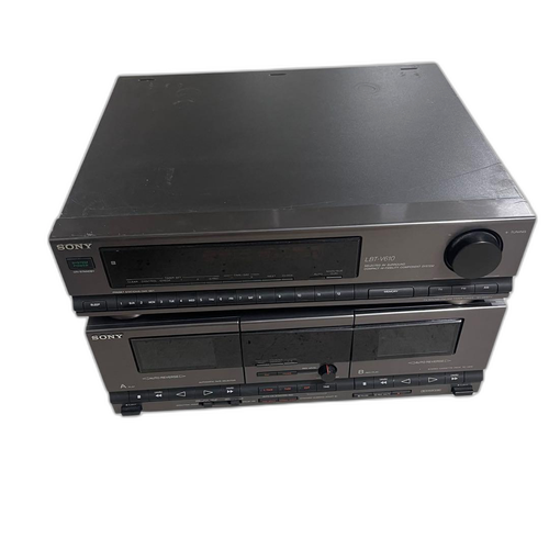 Sony Cd Md Cassette Deck Tc-V610 St-V610Tv