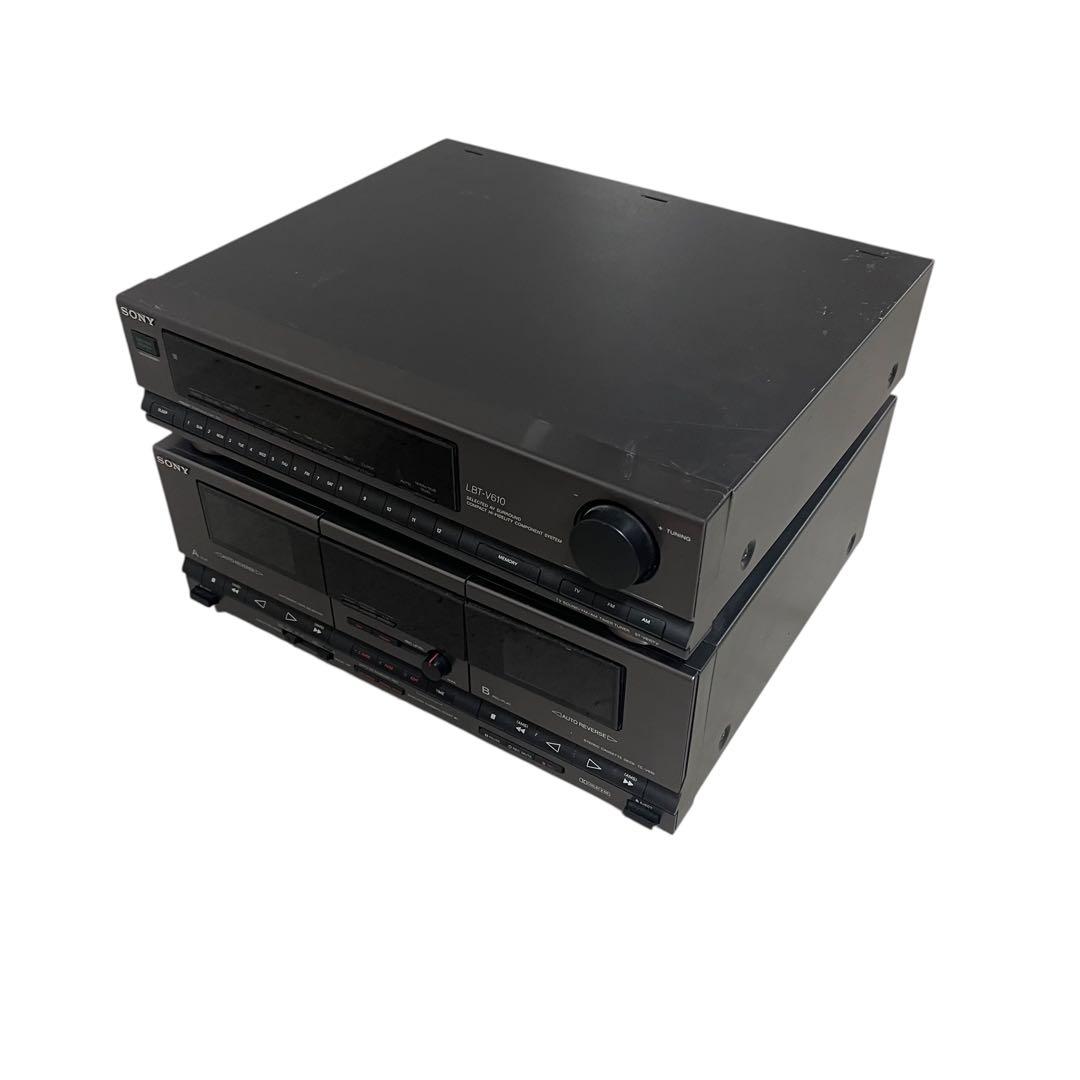 Sony Cd Md Cassette Deck Tc-V610 St-V610Tv