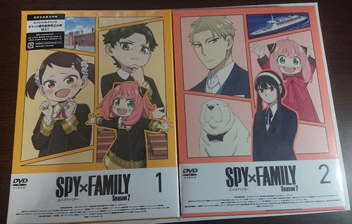 Animated Movies Series Spy Family Dvd 6 Box Season2