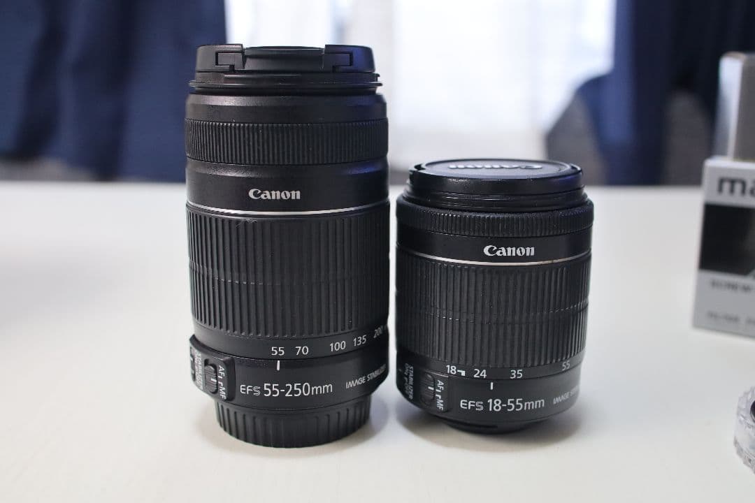 Canon Zoom Lenses Ef-S 18-55Mm 55-250Mm 2
