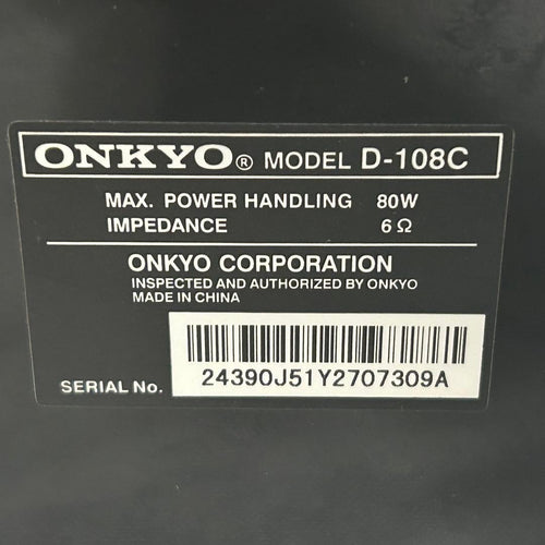 Onkyo Speaker St-V30Hdx D-108C