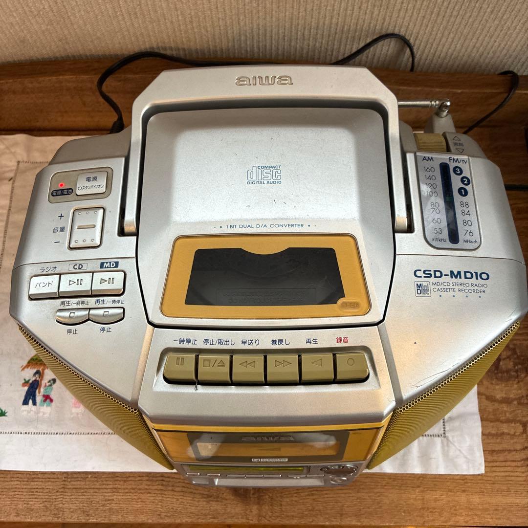 Aiwa Cd, Md Cassette Decks Csd-Md10 Cd/Md 1999