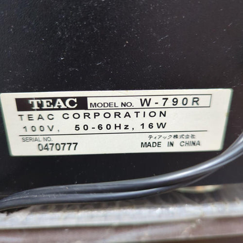Teac Cd, Md Cassette Decks W-790R