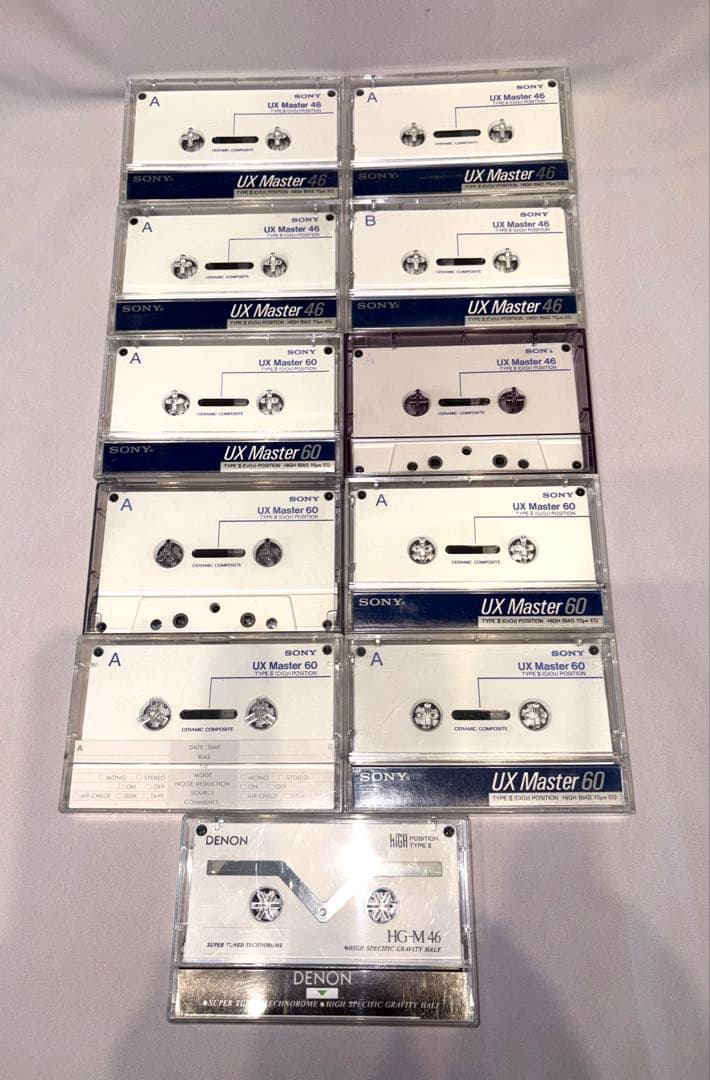 Sony Cassette Tape Ux Master10 Denon1 11