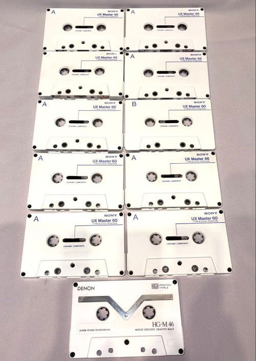 Sony Cassette Tape Ux Master10 Denon1 11