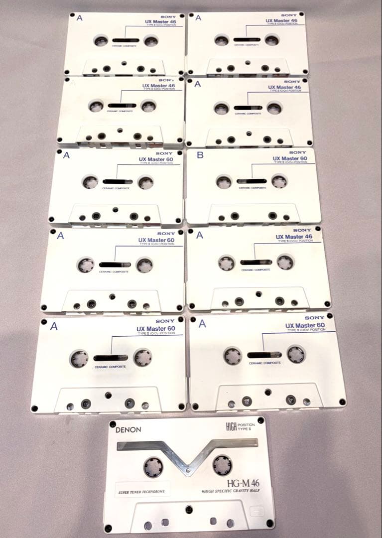 Sony Cassette Tape Ux Master10 Denon1 11