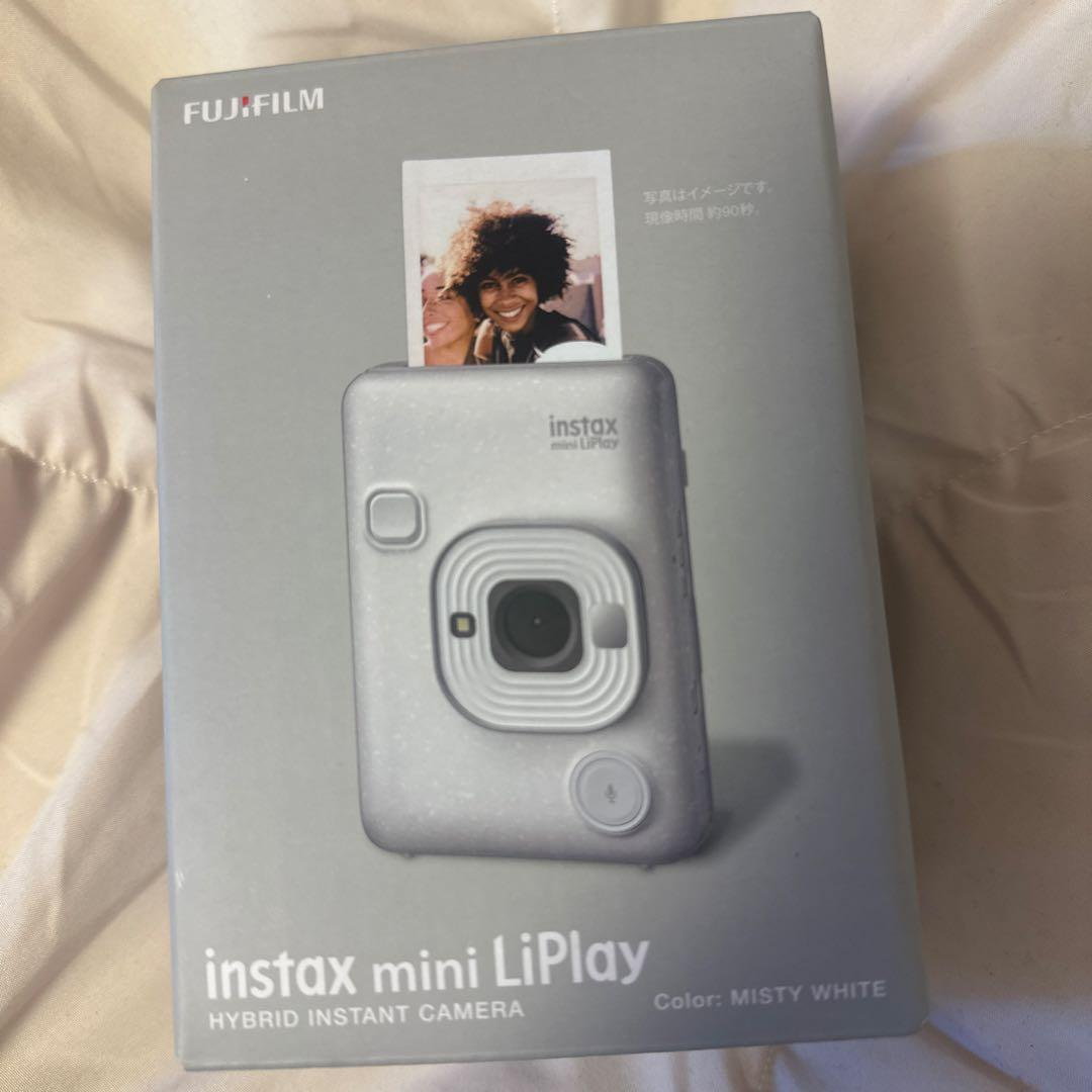 Instant Camera Body Fujifilm Instax Mini Liplay Misty White