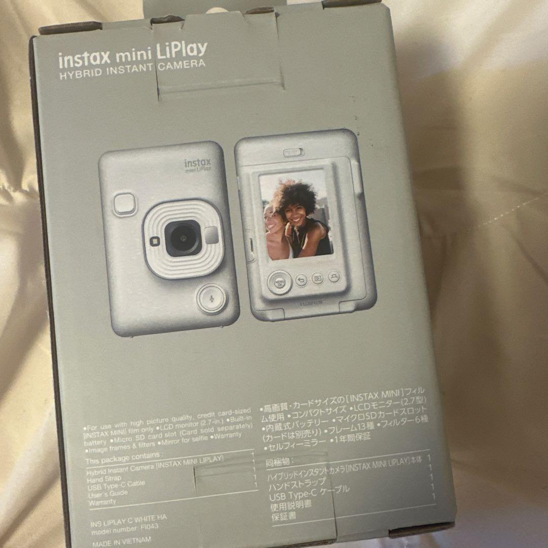 Instant Camera Body Fujifilm Instax Mini Liplay Misty White