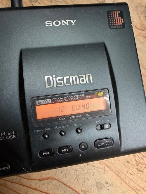 Sony Portable Cd Player D-303 Ac