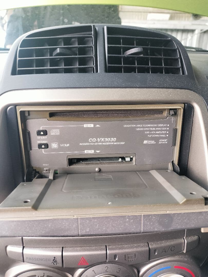 Panasonic Cd Md Cassette Deck -Cq-Vx3030D