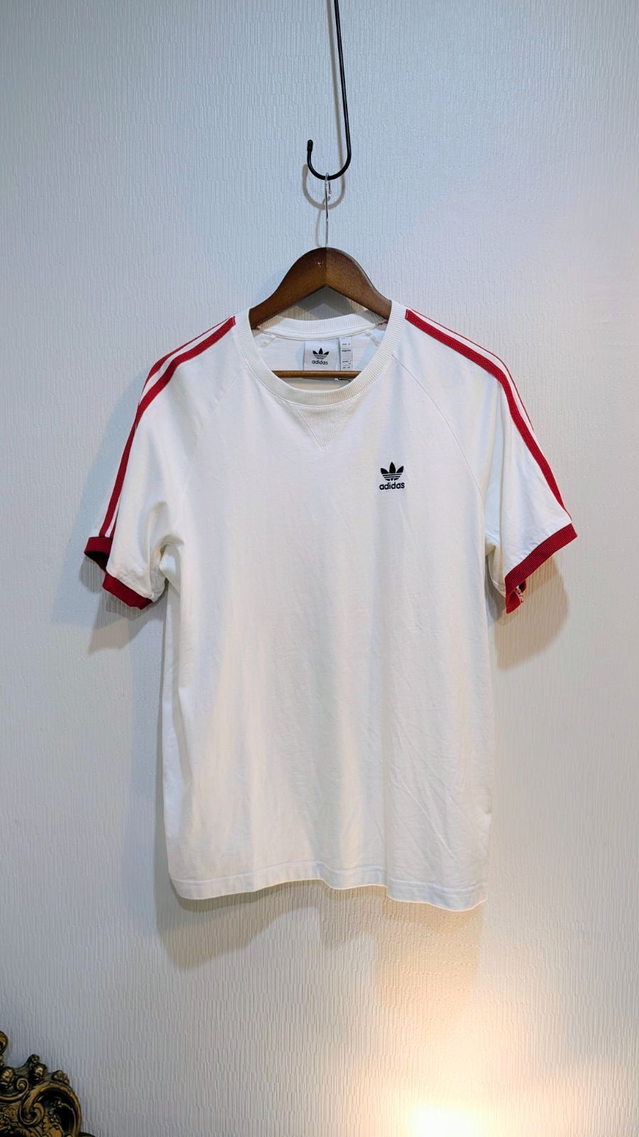 Adidas T -Shirt M Three Stripes