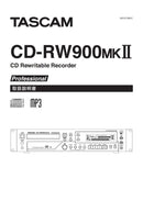 Cd Sacd Players Tascam Cd-Rw900Mk Cd-Rw900 Mk2