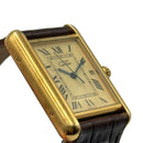 Cartier Watch (Quartz) 2001'S~2002'S Must Tank Gm Ivory Roman Dial Ref. 2413
