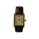 Cartier Watch (Quartz) 2001'S~2002'S Must Tank Gm Ivory Roman Dial Ref. 2413