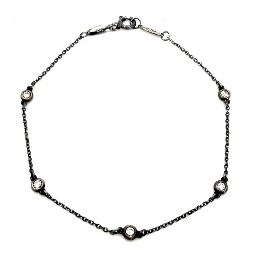 Tiffany Bracelet 5P Tiffany&Co. 925 1.4G