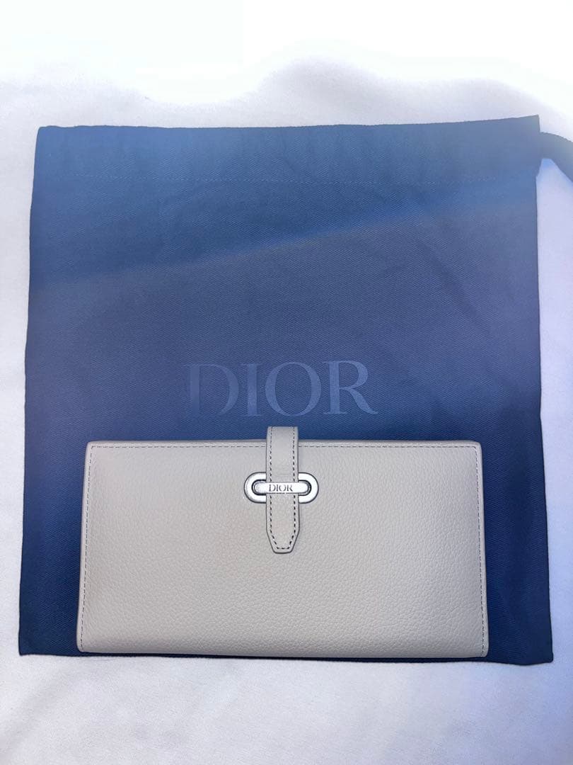 Christian Dior Long Wallets Normandie Beige