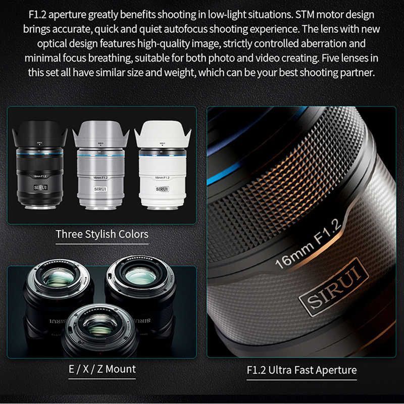 Sirui Others F1.2 Aps-C 2 (16/75Mm) Z/ As-2S-Zs-Jp