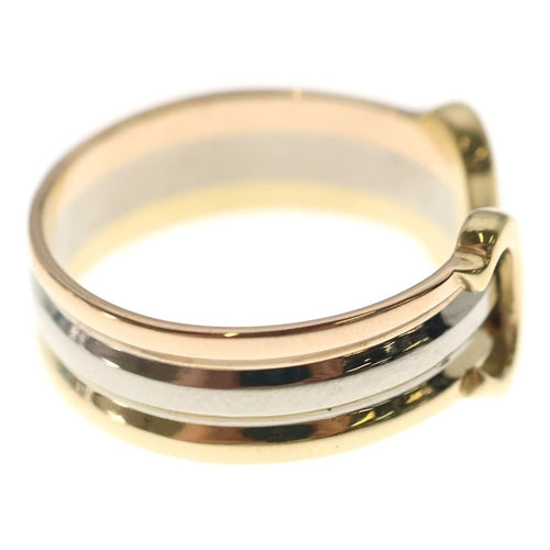 Cartier Ring 2C 750Yg/Pg/Wg #49