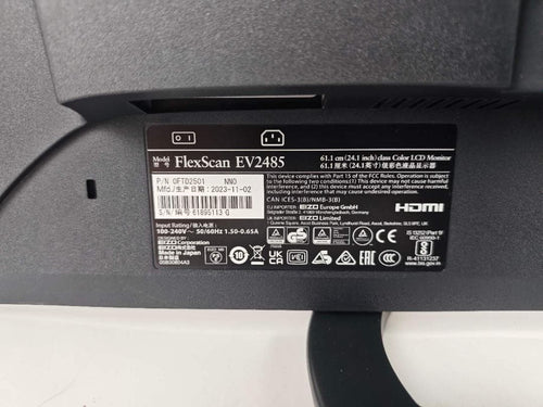 Displays Monitors 2023 Eizo Ev2485 24.1 Wuxga Usb-C