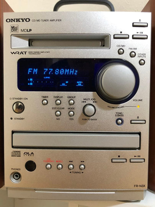Onkyo Cd Md Cassette Deck Cd/Md Fr-N3X