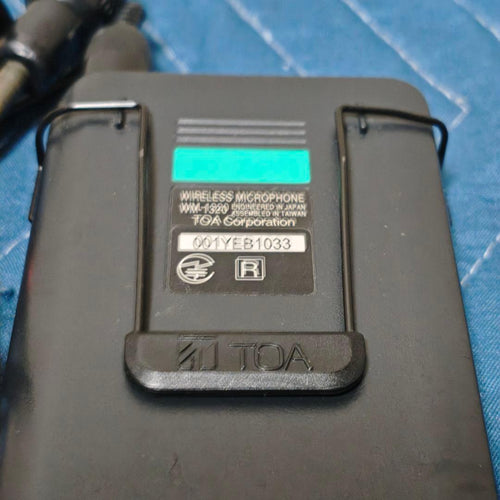 Toa [Audio] Wireless Systems Wm-1320