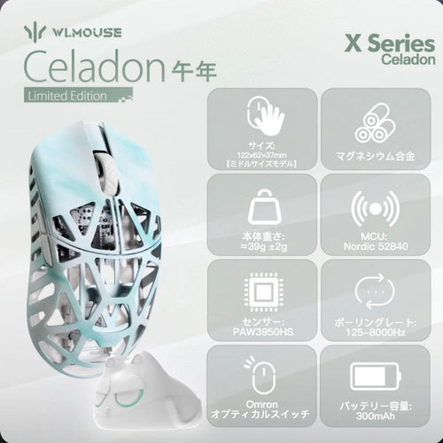 Mouse Body Wlmouse Beast X Pro Celadon