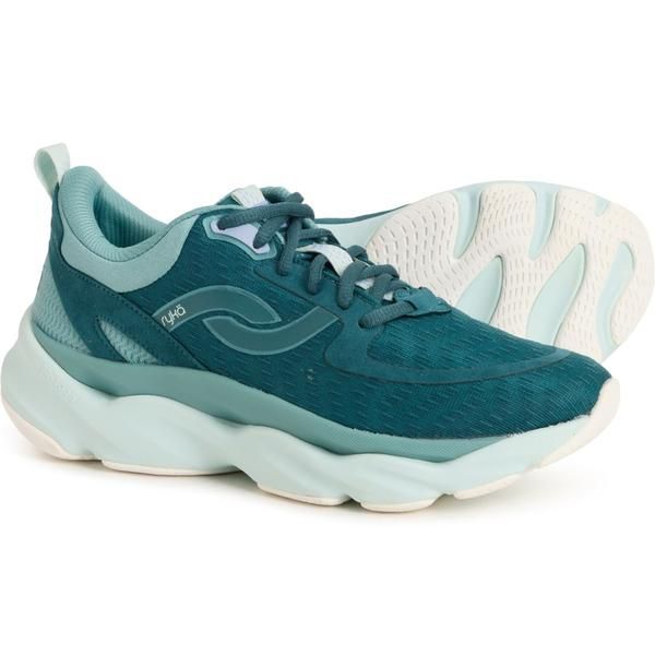 Sneakers Ryka Rezorb Max Walking Shoes Wide Width For Women Dark Sea Green
