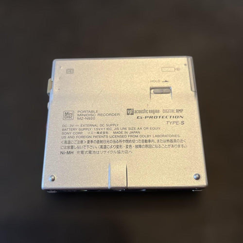 Sony Portable Md Players Mz-N920
