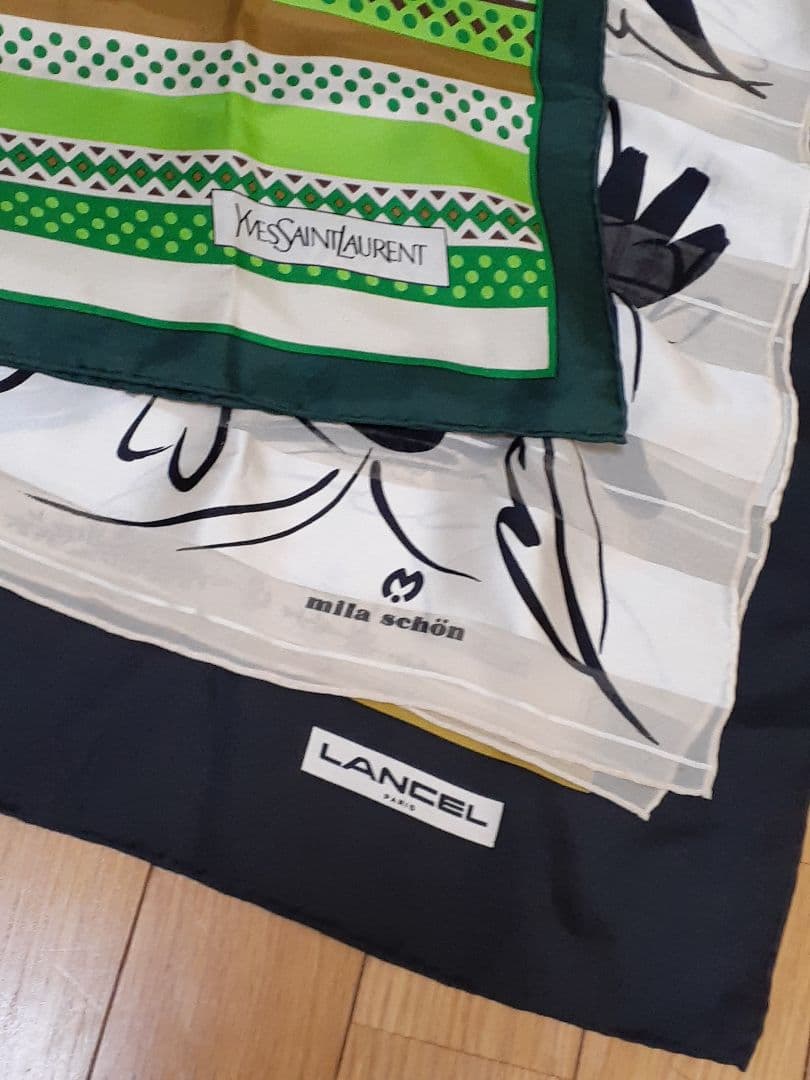 Bandanas Thin Scarves 3 Ysl Lancel Mila Schon