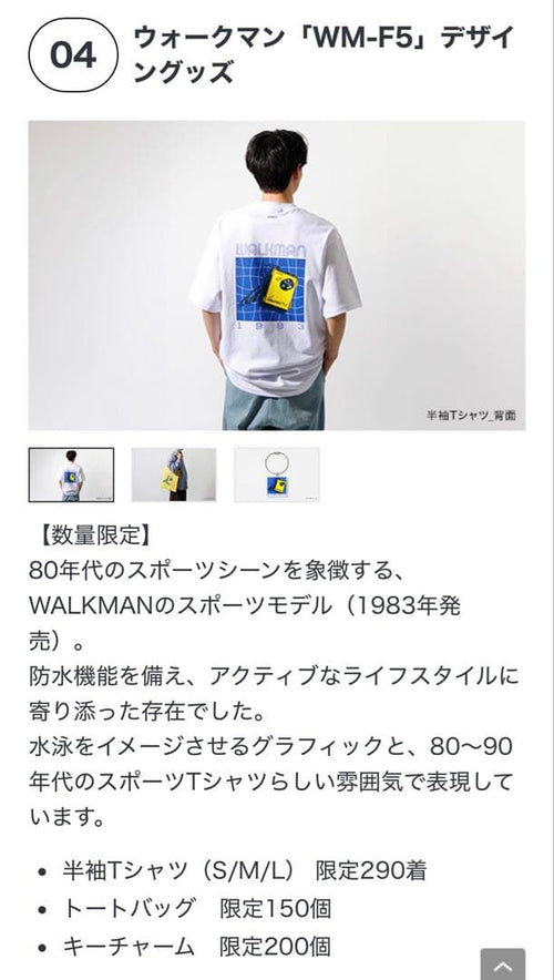 Sony Tote Bags Walkman Wm-F5