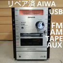 Aiwa Mini Component Systems Usb/Widefm/Am/Tape/Aux