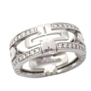 Bvlgari Ring 52 0.37Ct 750 11.5 K18 Wg 4663