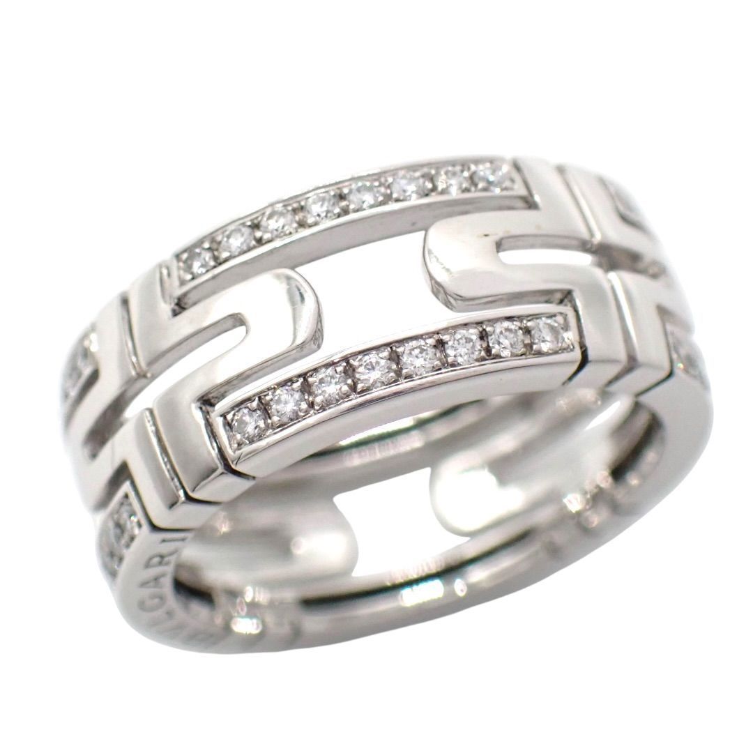 Bvlgari Ring 52 0.37Ct 750 11.5 K18 Wg 4663