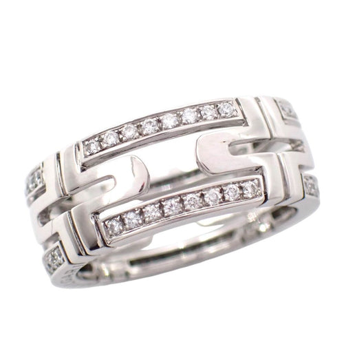 Bvlgari Ring 52 0.37Ct 750 11.5 K18 Wg 4663