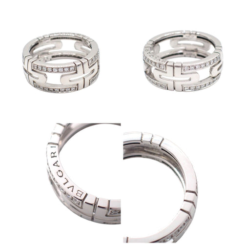 Bvlgari Ring 52 0.37Ct 750 11.5 K18 Wg 4663