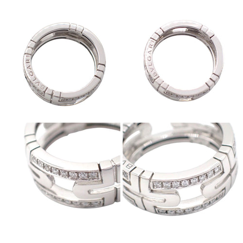 Bvlgari Ring 52 0.37Ct 750 11.5 K18 Wg 4663