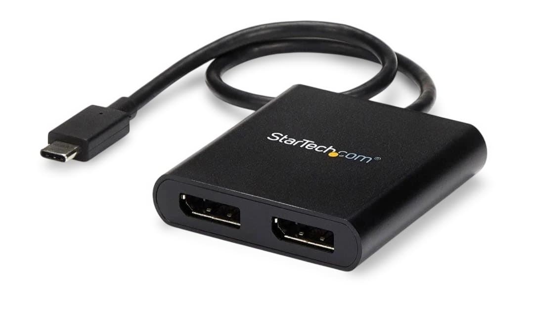 Displayport Cable Usb-C To 2X Type-C