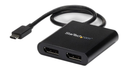 Displayport Cable Usb-C To 2X Type-C