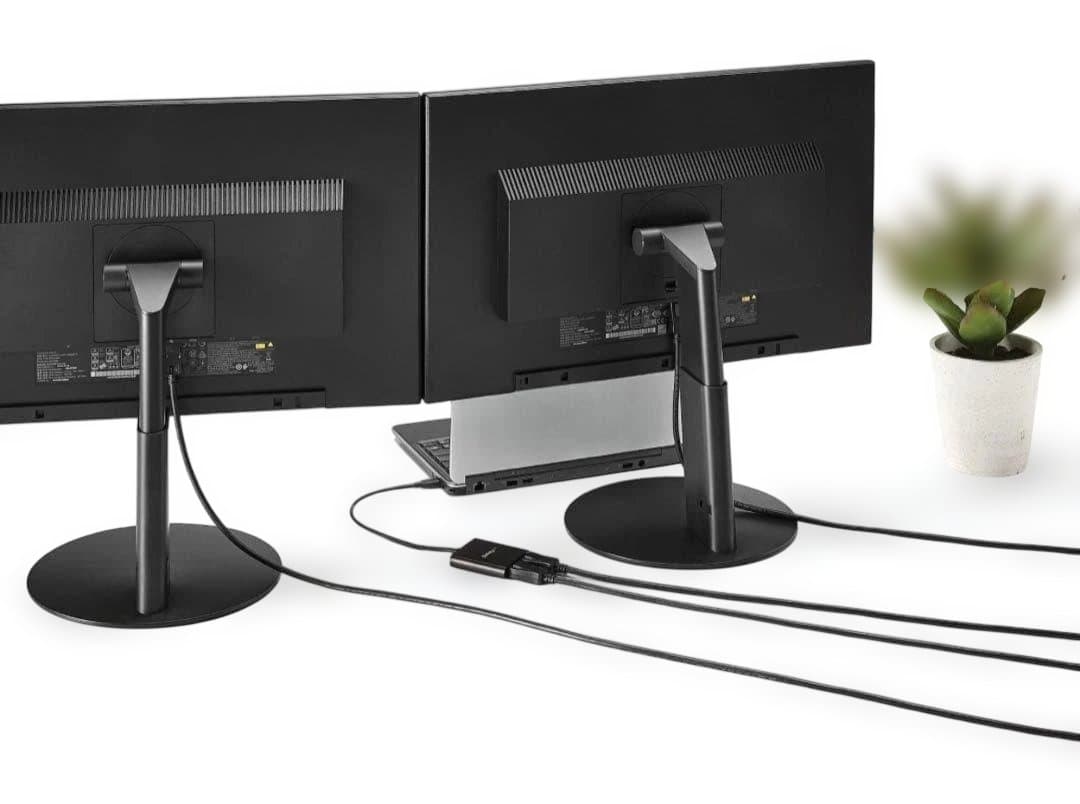 Displayport Cable Usb-C To 2X Type-C