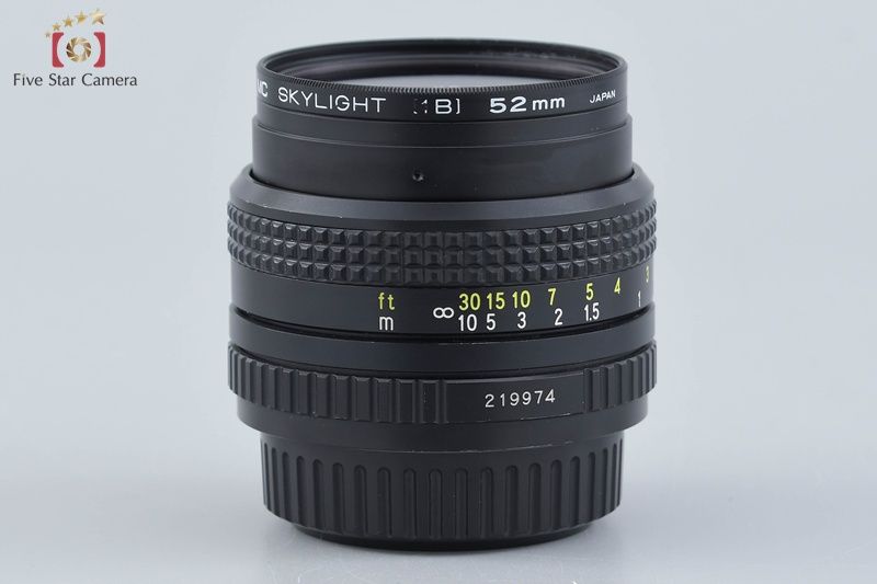 Ricoh Lens (Single Focus) Xr Rikenon F/2 K
