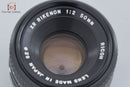 Ricoh Lens (Single Focus) Xr Rikenon F/2 K