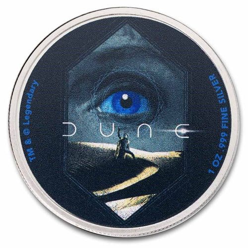 Old Currency, Gold Coins, Silver Commemorative Dune/ 1