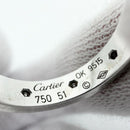 Cartier Ring 8P 18 Wg Au750 51 K18 11 B4050651 4.5G