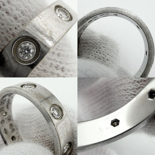 Cartier Ring 8P 18 Wg Au750 51 K18 11 B4050651 4.5G