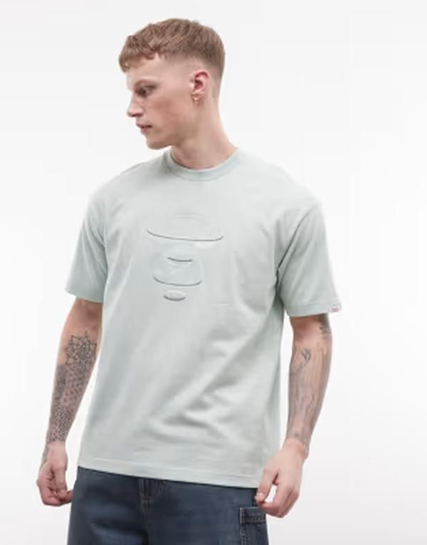 A Bathing Ape T -Shirt Aape By Tshirt In Light Green