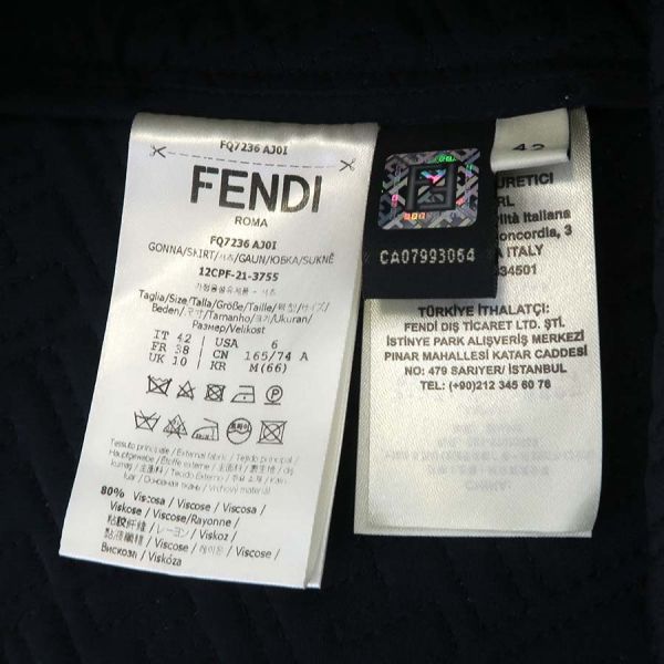 Fendi Tight Skirt Fq7236 B