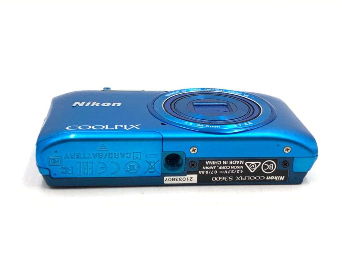 Compact Digital Camera Coolpix S3600 Bl