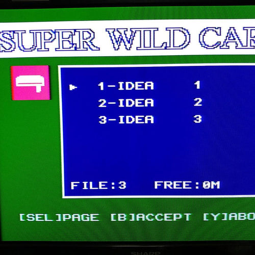 Super Famicom Peripherals Wild Card Sms3201
