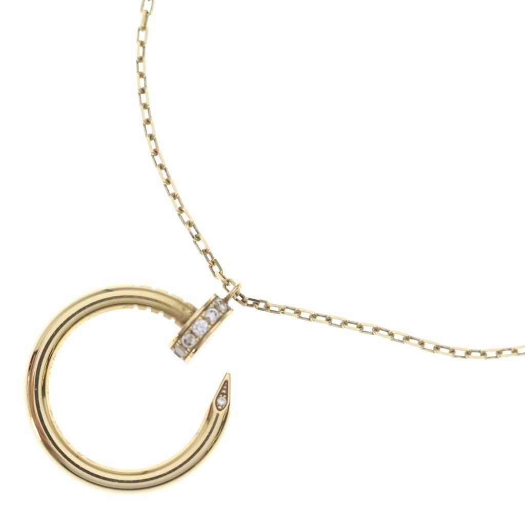 Cartier Necklace 1P Ag750/Yg 6.2G