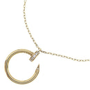 Cartier Necklace 1P Ag750/Yg 6.2G